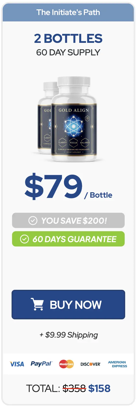 Gold Align order one bottle